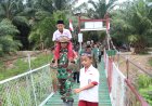 Jembatan Rampung 100 Persen, TNI Hadir Buka Akses Aman bagi Santri dan Warga Pasangkayu