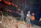 Semangat Pantang Menyerah, Personel Kodim 1428/Mamasa Sigap Tangani Karhutlah